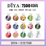 DIYA叮啞拋棄式7500 Puffs一次性電子煙3%